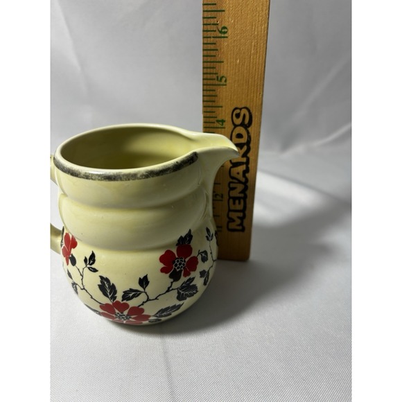 🌸Hall's Superior Quality Red Poppy Sugar & Creamer & Tea Pot With Lids - Picture 11 of 15